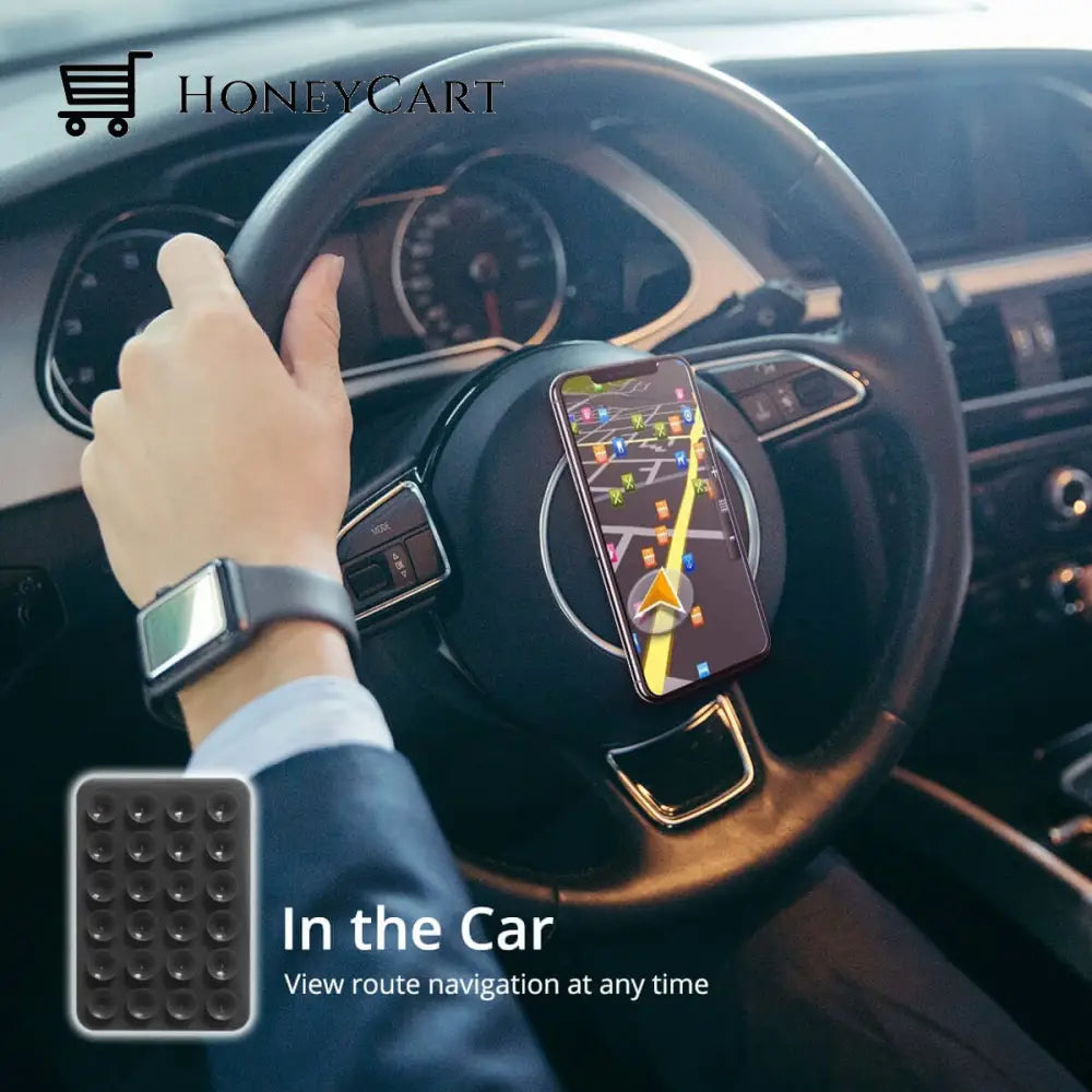 Hold-In-Anywhere Magic Phone Sucker New In