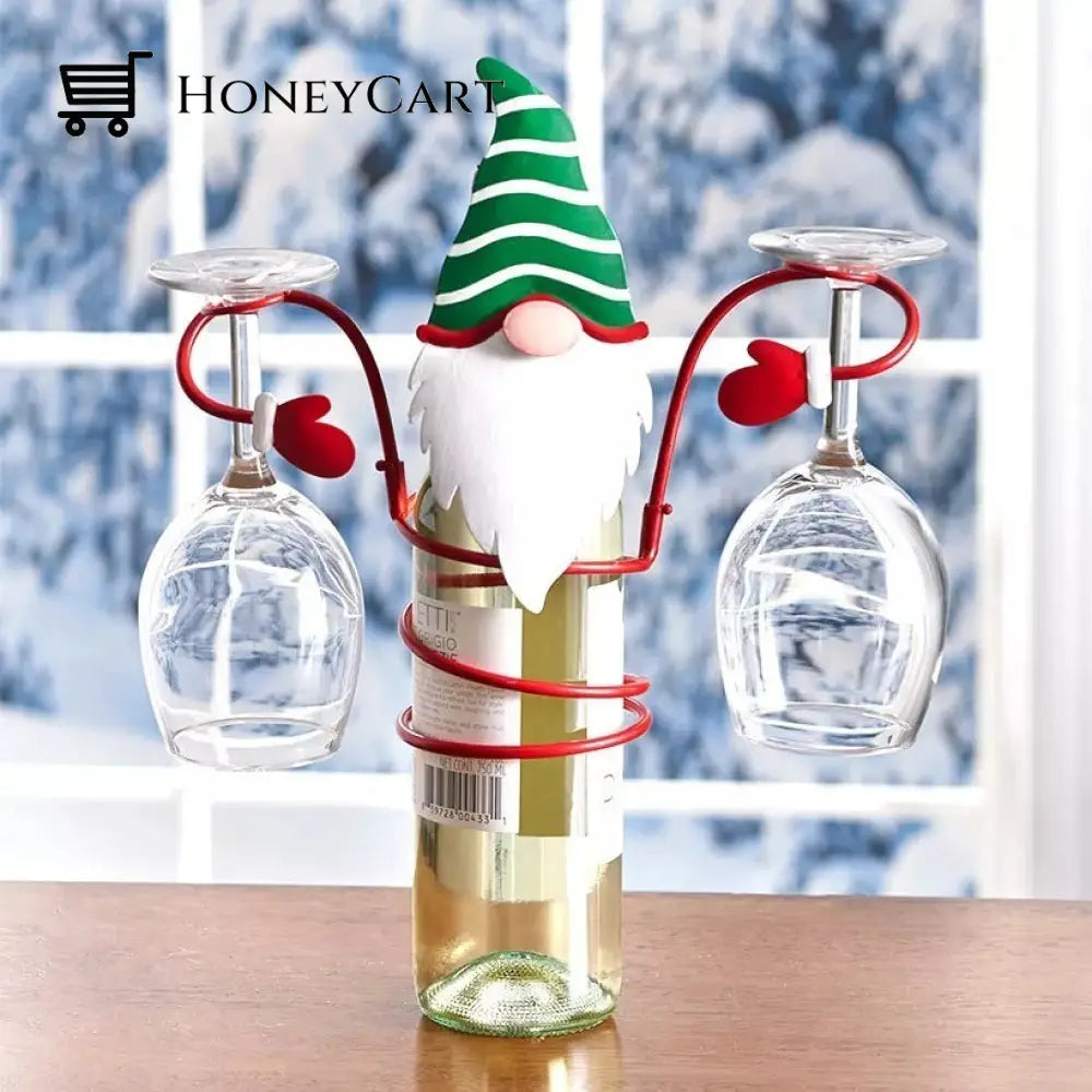 Holiday Wine Bottle & Glass Holders Dwarf