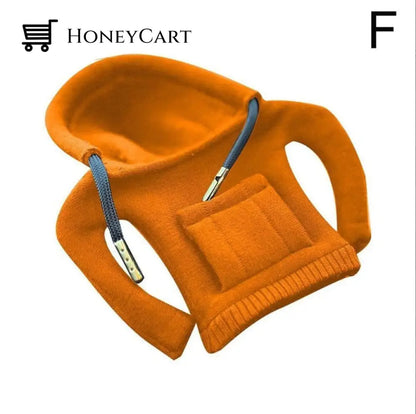 Hoodie Car Gear Shift Cover Orange