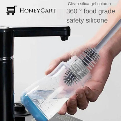 (Hot Sale - 48% Off) Long Handle Silicone Bottle Cleaning Brush Buy 3 Get 2 Free Today!