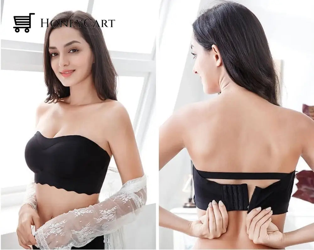 Hot Sale 49% Off Ice Silk Non-Slip Tube Top Strap Bra