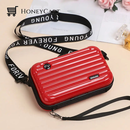 Hot Salemini Suitcase Bag For Women Red