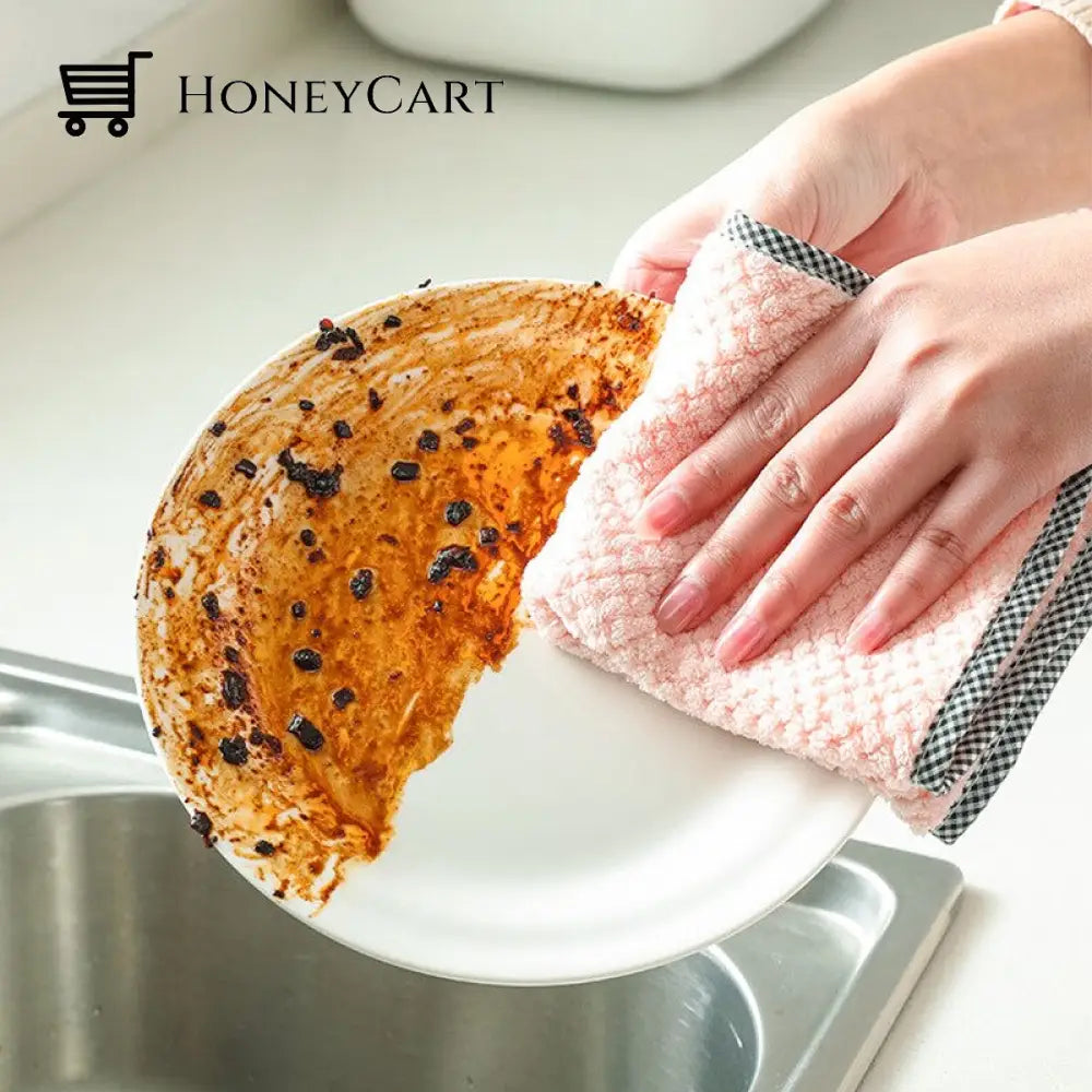 Household Kitchen Rags Gadgets Microfiber Towel