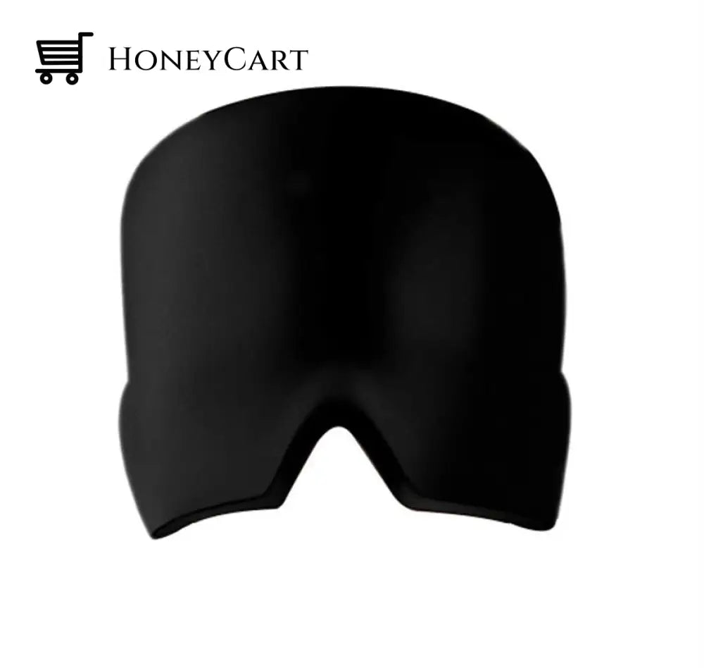 Ice Headache Relief Eye Mask Double Layer Black Cloth