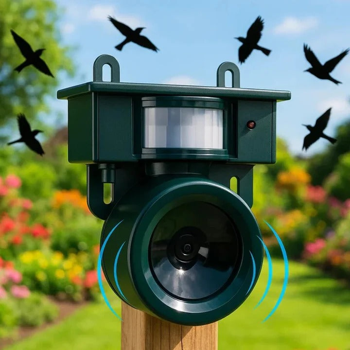 Motion Sensor Bird Deterrent for Crows