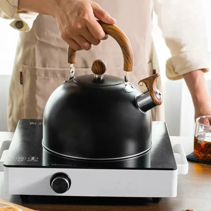 Whistling Kettle for Hot Drink Preparation