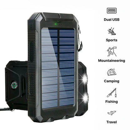 Solar Charger Waterproof Power Bank