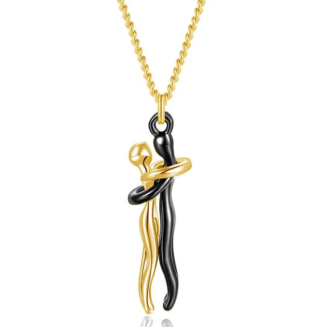 🤗💞Couple Embrace Pendant Necklace
