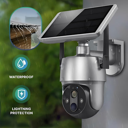 Outdoor Surveillance Camera Solar Powered and Wireless