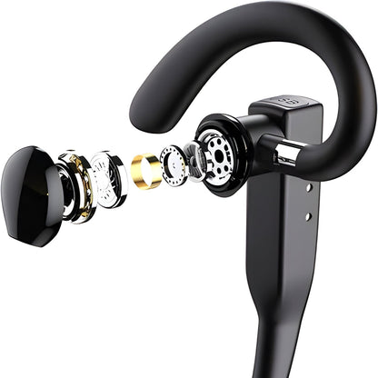 Trucker Dual Mic Wireless Bluetooth 5.1 Noise Cancelling Headset and Earpiece
