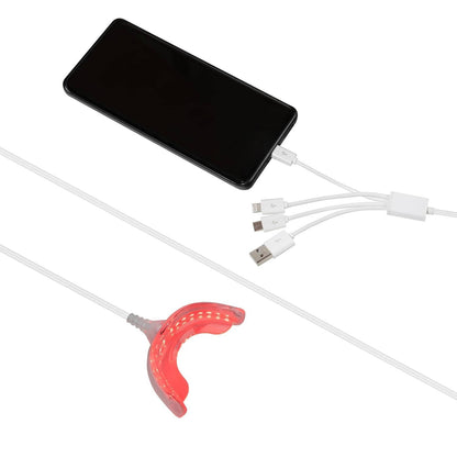 Red Light Therapy for Gums, 32 LED Periodontal Light for Gum Care,iPhone and Android Adapter