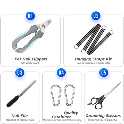 Pet Grooming Hammock, Dog Grooming Harness for Nail Trimming
