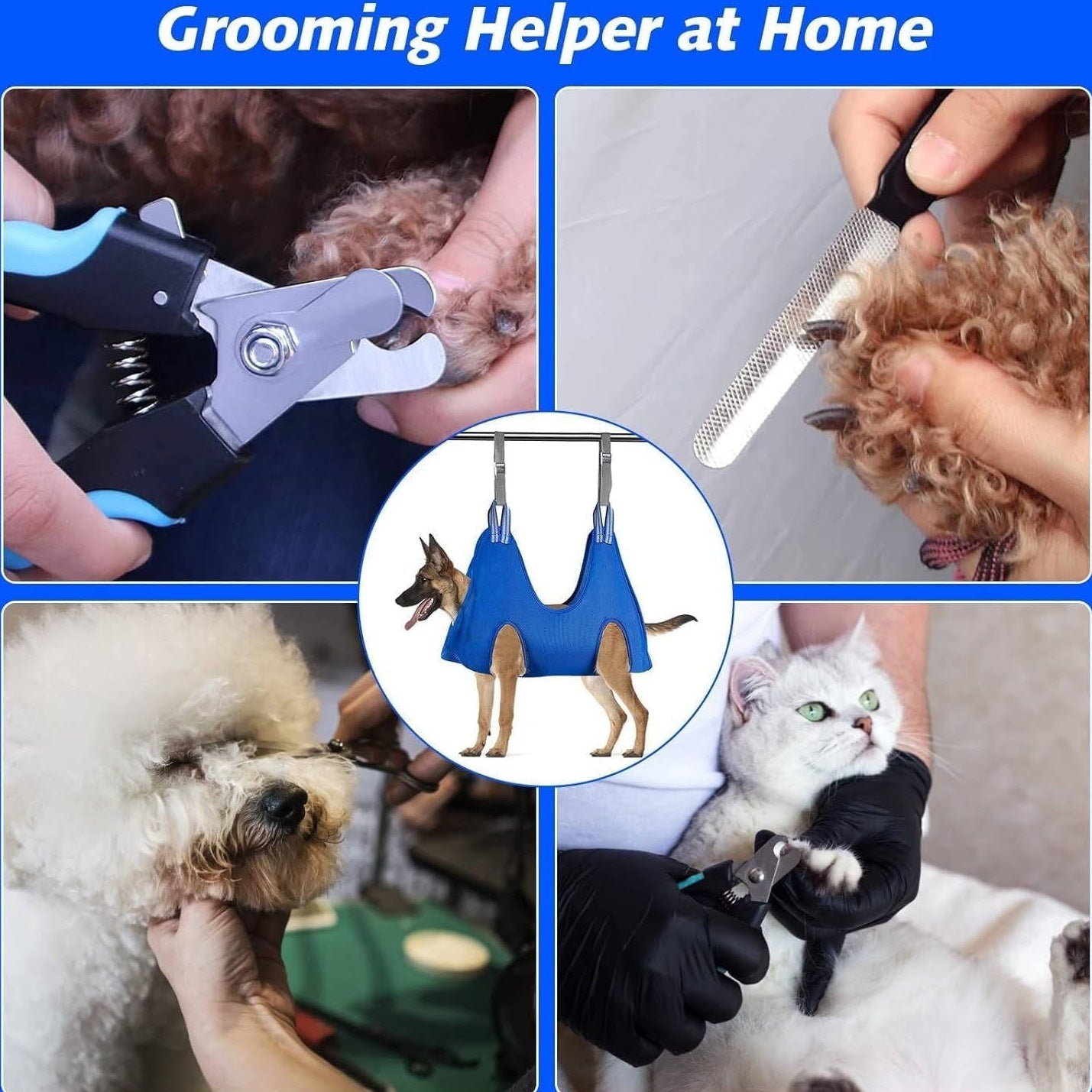 Pet Grooming Hammock, Dog Grooming Harness for Nail Trimming