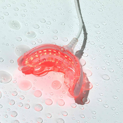 Red Light Therapy for Gums, 32 LED Periodontal Light for Gum Care,iPhone and Android Adapter