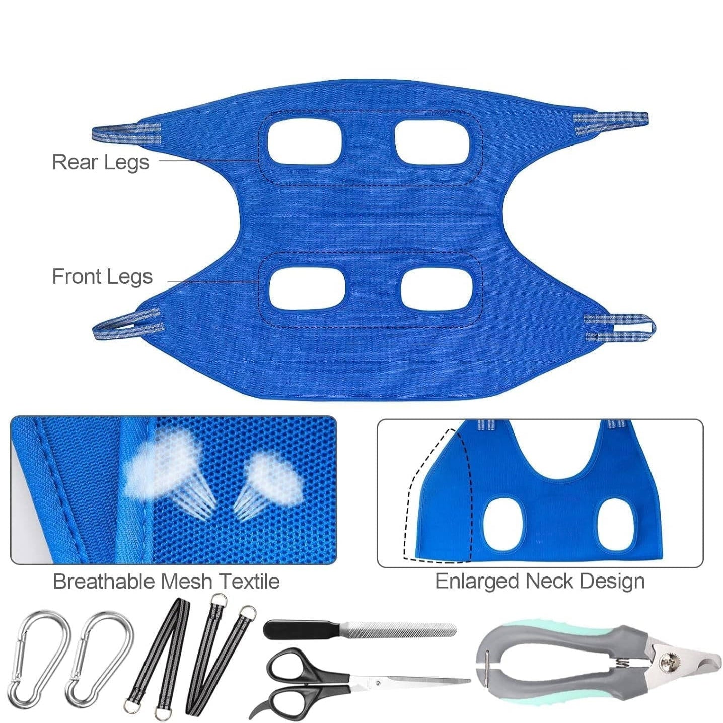 Pet Grooming Hammock, Dog Grooming Harness for Nail Trimming