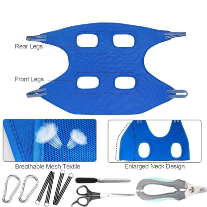Pet Grooming Hammock, Dog Grooming Harness for Nail Trimming