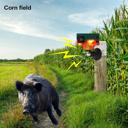 360 Degree Solar Repeller For Pigeon Bird Wild Boar Rabbit Deer