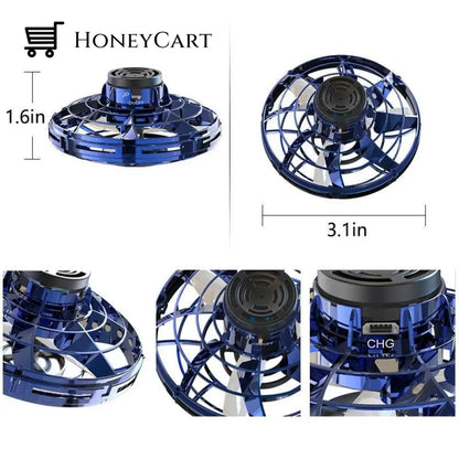 Induction Toy Fingertips Upgrade Flying Gyro Ufo