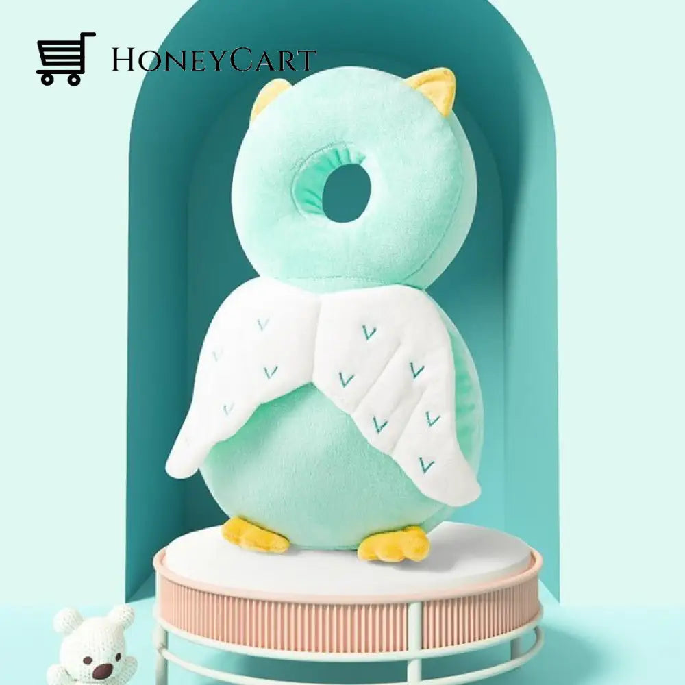 Infant Fall Protection Pillow Green Dragon