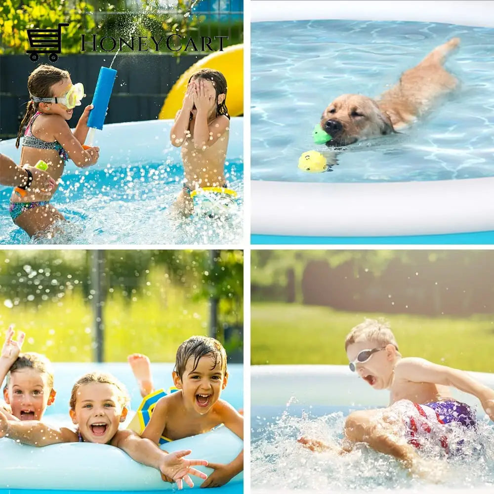 Inflatable Kiddie Pools 96In*26In