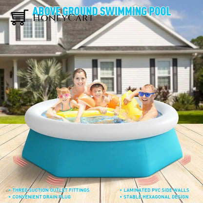 Inflatable Kiddie Pools 96In*26In