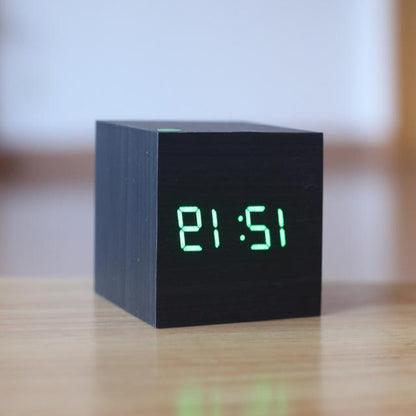 Modern Digital Wood Clock