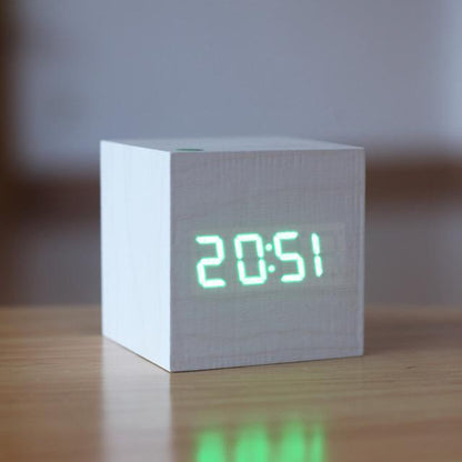 Modern Digital Wood Clock