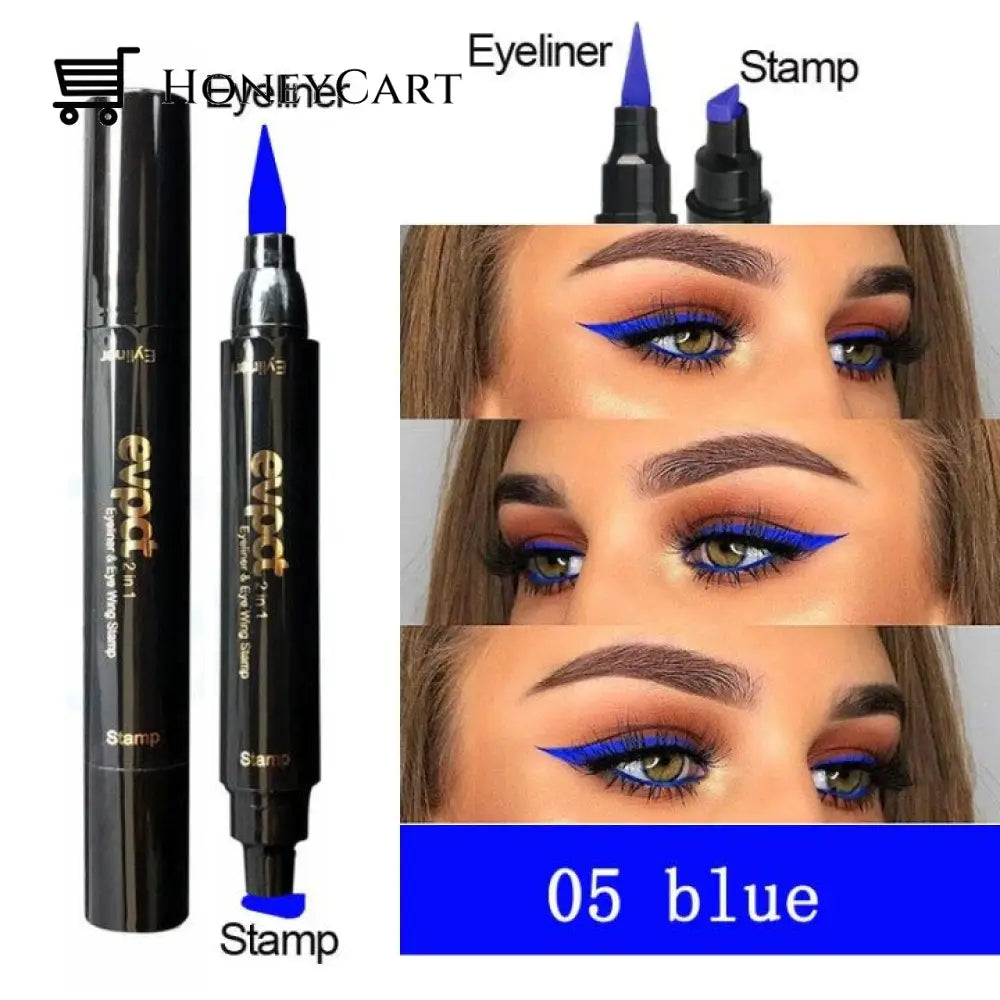 Instant Eyeliner Stamp Blue Eye