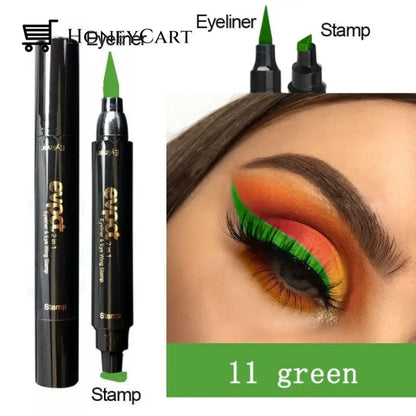 Instant Eyeliner Stamp Green Eye