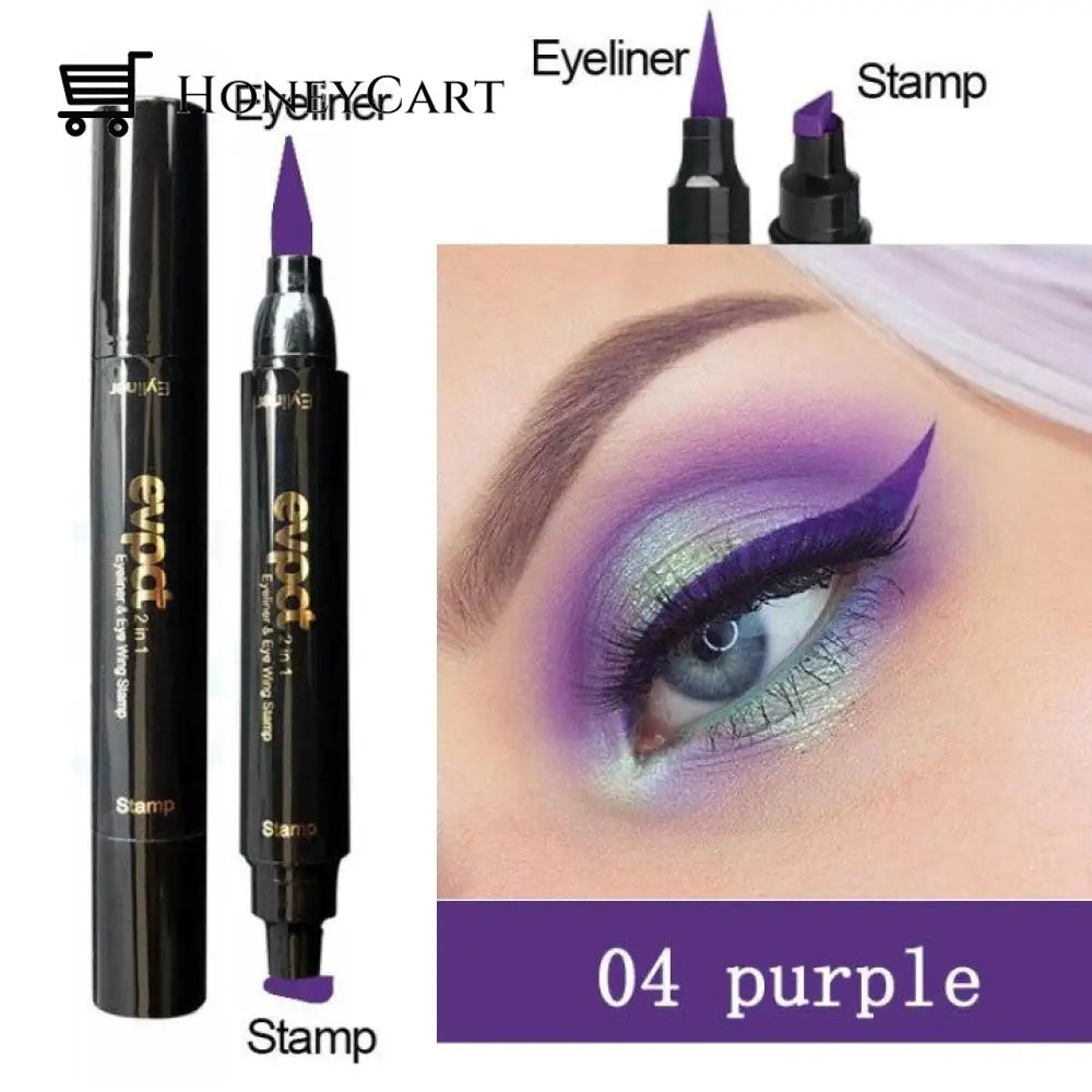 Instant Eyeliner Stamp Purple Eye