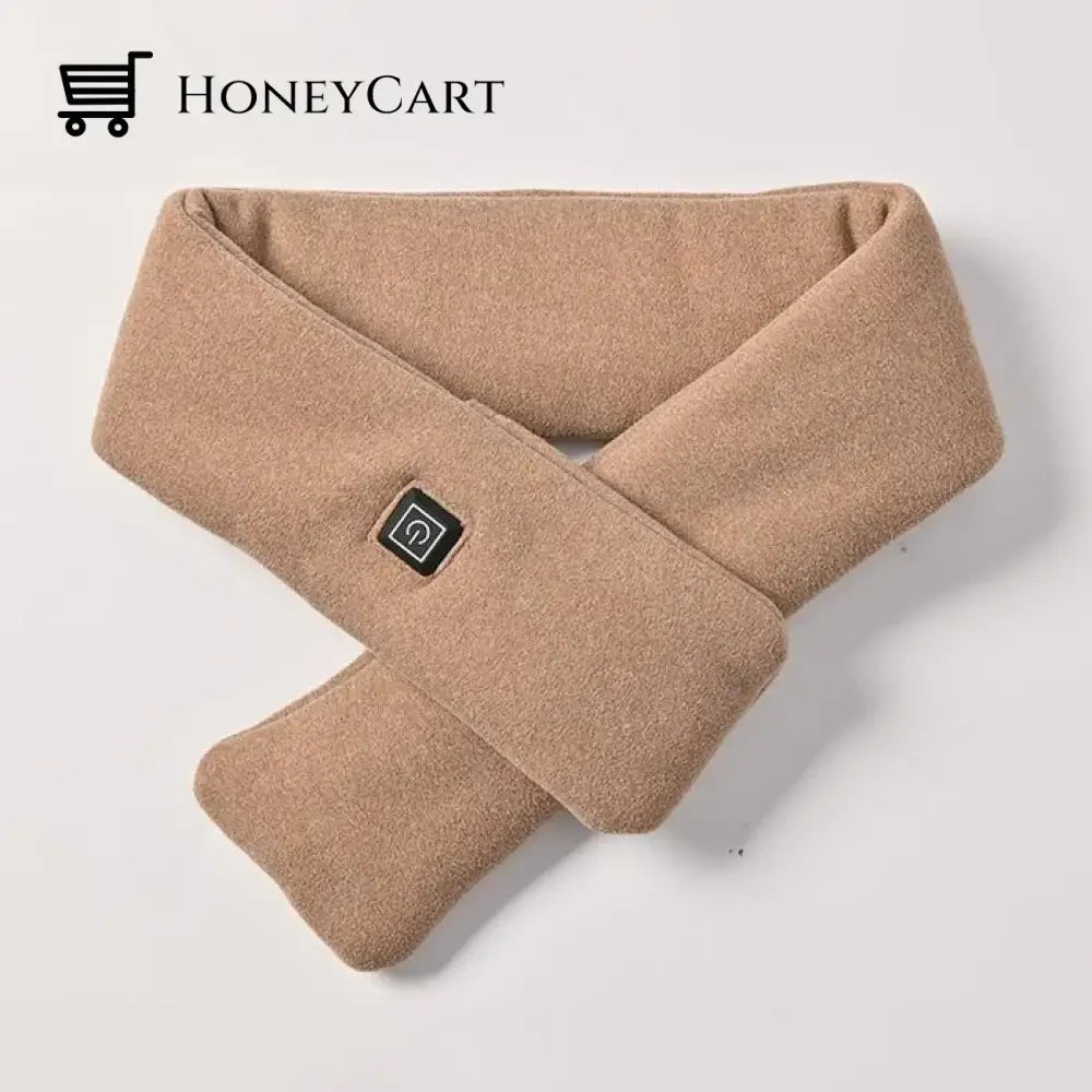 Intelligent Electric Heating Scarf Brown Tool