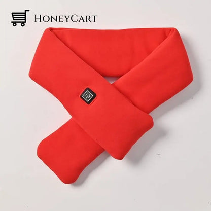 Intelligent Electric Heating Scarf Red Tool