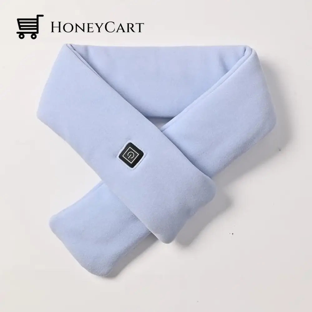 Intelligent Electric Heating Scarf Sky Blue Tool