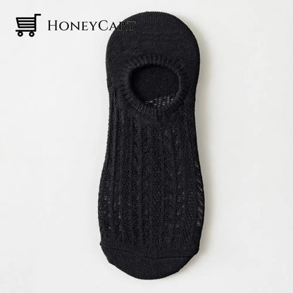 Invisible Air Socks Black / 3 Pairs