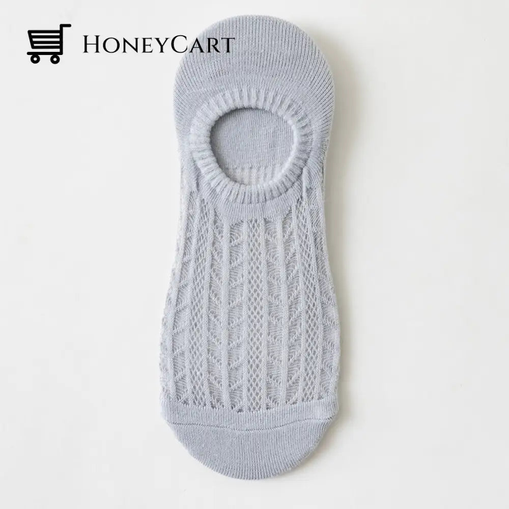 Invisible Air Socks Light Gray / 3 Pairs