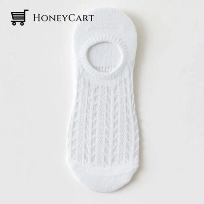 Invisible Air Socks White / 3 Pairs