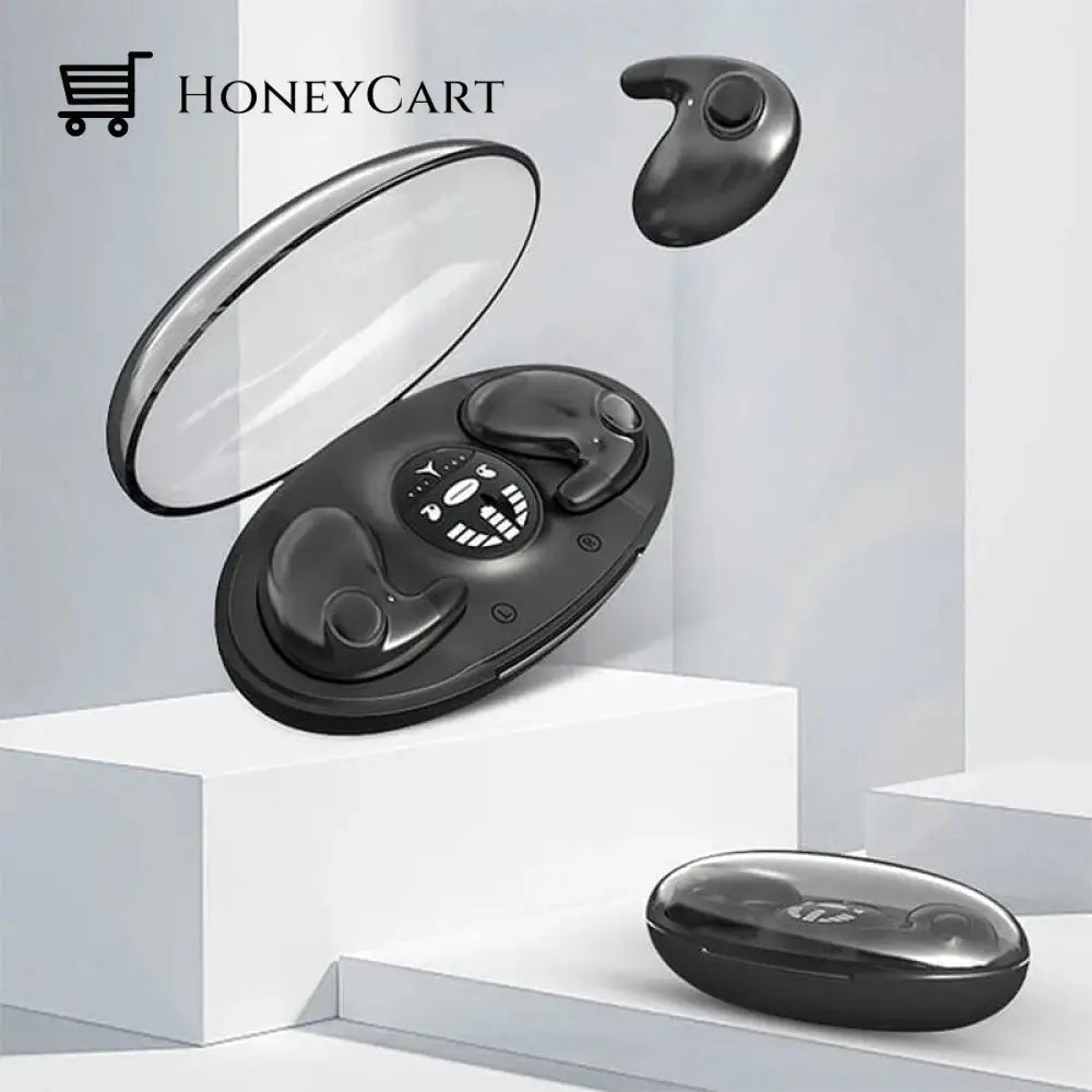 Invisible Sleep Wireless Earphone Black