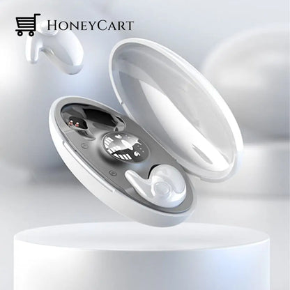 Invisible Sleep Wireless Earphone White