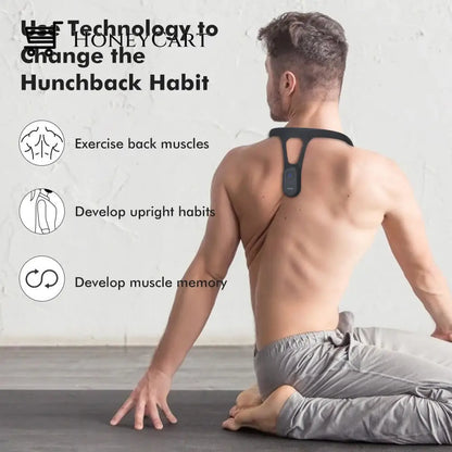 Invisible Smart Posture Corrector | Mini Cervical Back Training Correction Neck Hump How To Get Rid