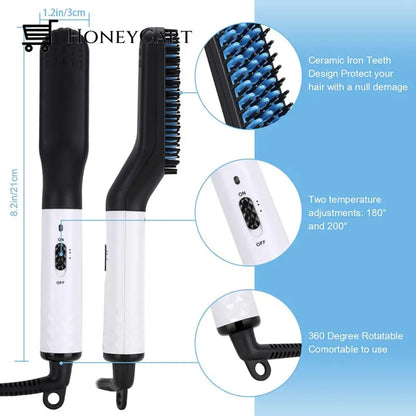 Ion 3-In-1 Mens Beard Straightener