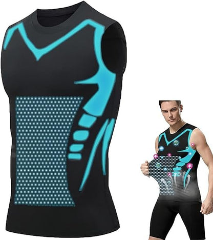 Tourmaline Posture Corrector Vest- Ionic Shaping Sleeveless T-Shirt, Fitness Tummy Control Top