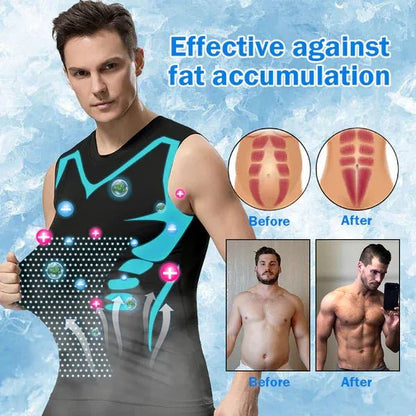 Tourmaline Posture Corrector Vest- Ionic Shaping Sleeveless T-Shirt, Fitness Tummy Control Top