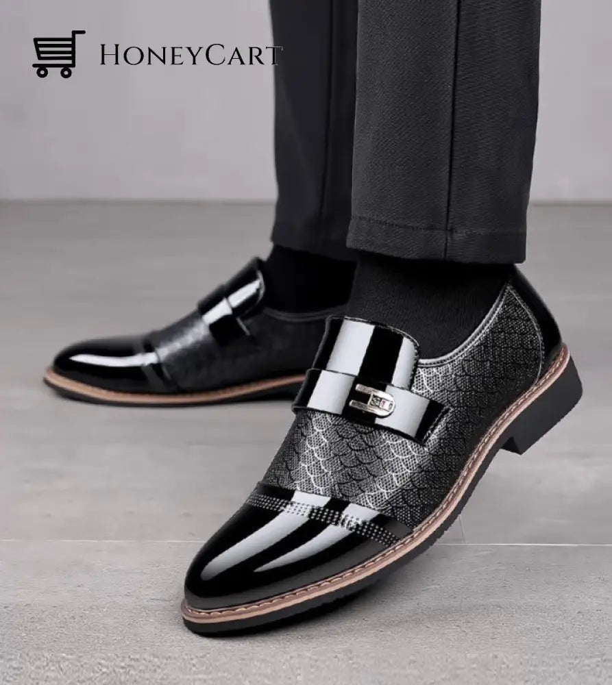 Italian Prestige Shoes For Men Black / 5