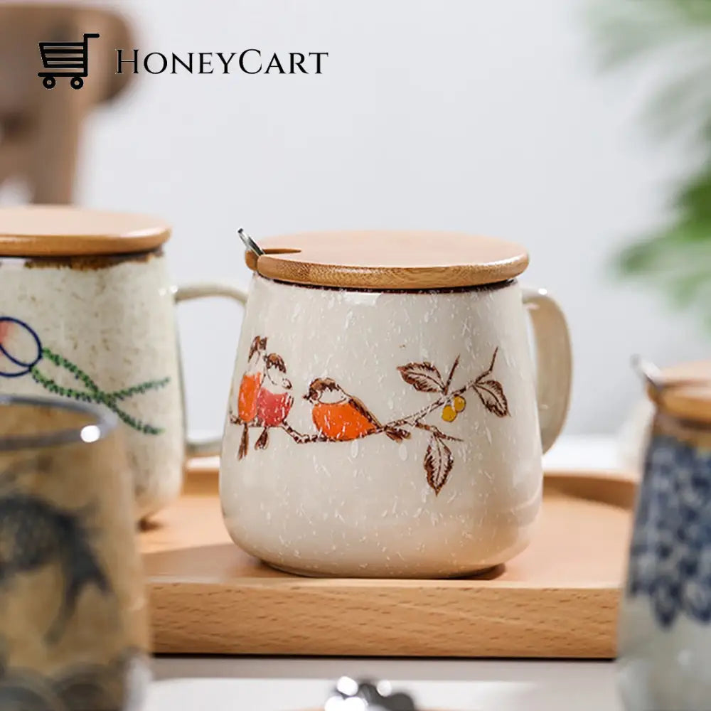 Japanese Retro Handmade Ceramic Cups Mugs