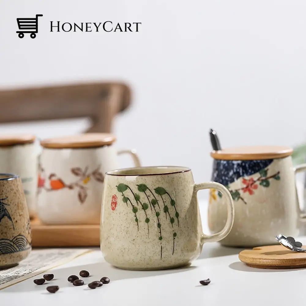 Japanese Retro Handmade Ceramic Cups Mugs