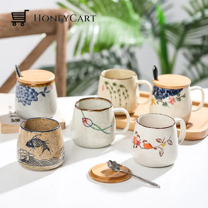 Japanese Retro Handmade Ceramic Cups Mugs