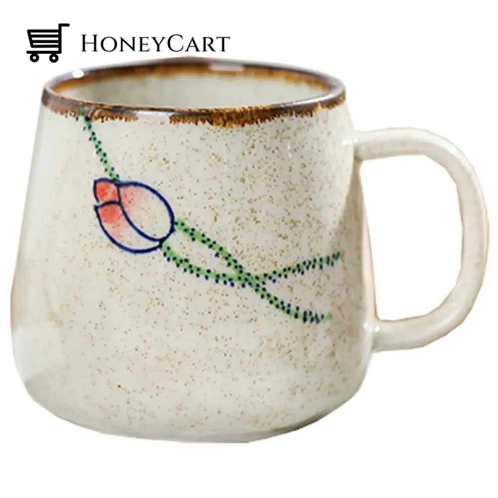 Japanese Retro Handmade Ceramic Cups Style B Mugs