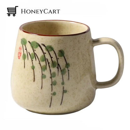 Japanese Retro Handmade Ceramic Cups Style E Mugs