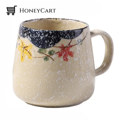 Japanese Retro Handmade Ceramic Cups Style F Mugs