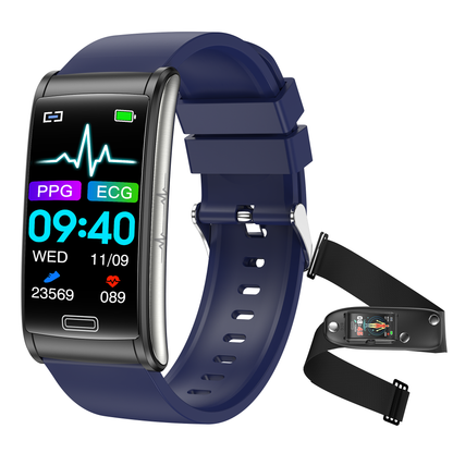 ECG Bracelet Blood Oxygen Blood Glucose Scientific Sleep HRV Smart Watch
